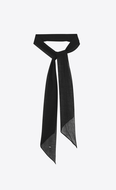 Neck tie in wool challis
